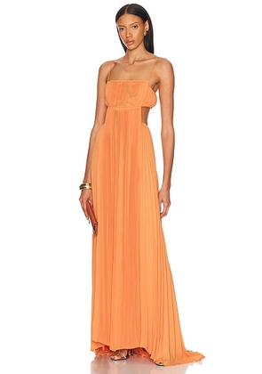 Alexis Varranza Dress in Sunset - Peach. Size L (also in ).