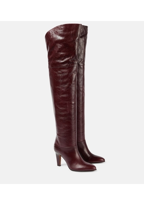 Chloe Eve 85 leather over-the-knee boots