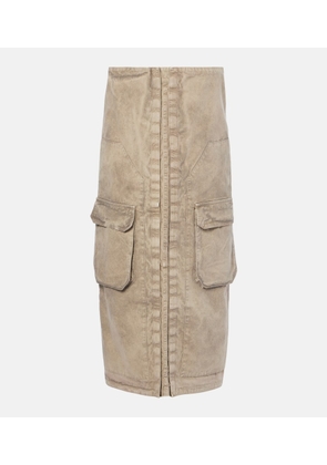 Y/Project Velcro cotton cargo skirt