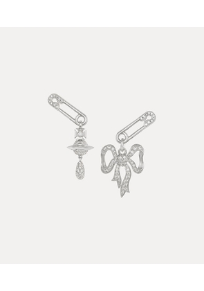 Vivienne Westwood Lilith Earrings Silver Cubic Zirconia Women