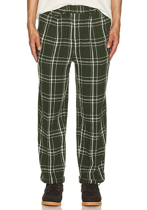Beams Plus 2 Pleats Relax Trousers in Brown - Green. Size M (also in ).