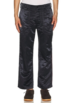 Beams Plus Mil Utility Dress Trousers in Black - Black. Size L (also in S, XL).