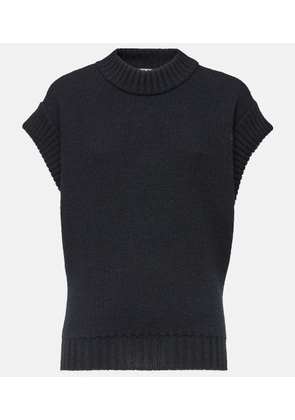 Bottega Veneta Ribbed-knit wool top