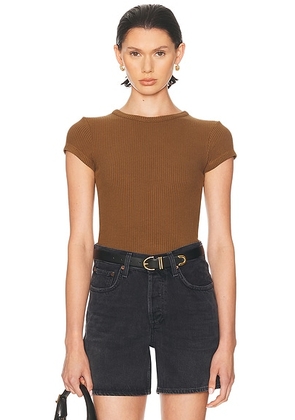 Citizens of Humanity Nello Tee in Manuka - Brown. Size S (also in XS).
