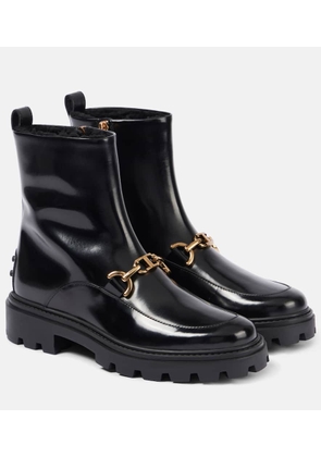Tod's Patent leather Chelsea boots