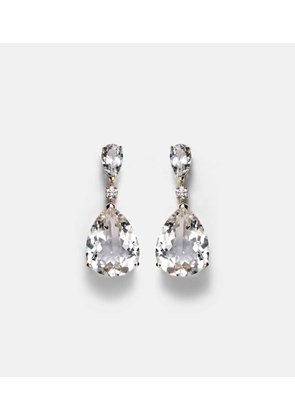 Mateo Sophia 14kt gold earrings with topaz and diamonds