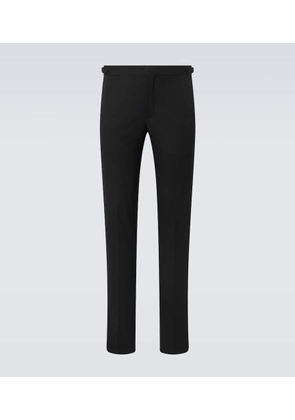 Rubinacci Luca wool tuxedo pants