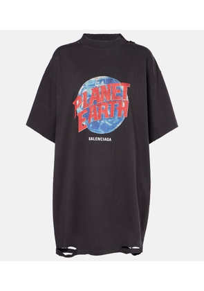Balenciaga Planet Earth cotton jersey T-shirt