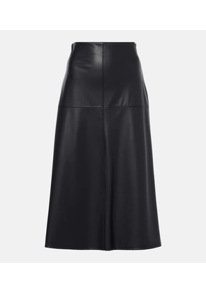 Max Mara Leisure Scilli coated jersey midi skirt
