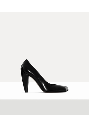 Vivienne Westwood Power Court Shoe Hi Shine Leather Black 6-39 Women