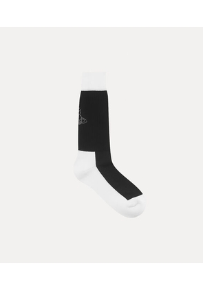 Vivienne Westwood Sporty Sock Cotton / Nylon / Elastane Black 9-11 Unisex