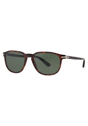 Persol Crystal Green Square Unisex Sunglasses PO3019S 24/31 52