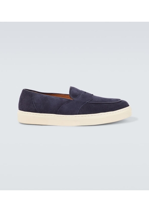 George Cleverley Joey II suede penny loafers