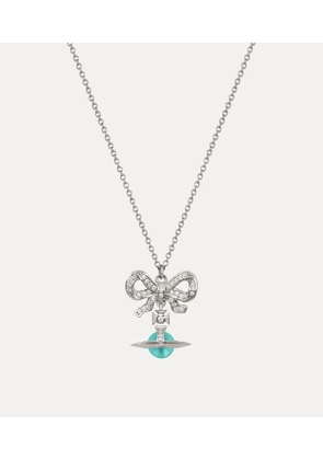 Vivienne Westwood Octavie Pendant Necklace Platinum-white-turquoise-cz Platinum-white-turquoise-cz Women