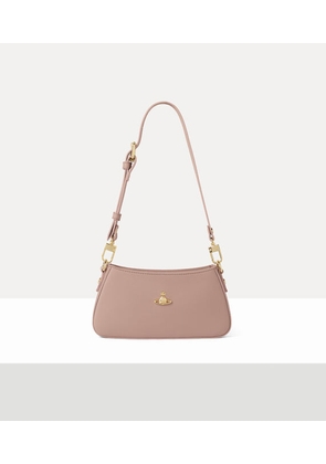 Vivienne Westwood Tasha Shoulder Phone Bag Faux Leather Barley-3d-orb