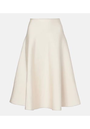 The Row Harley knitted midi skirt