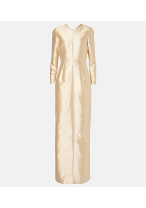 Markarian Rosamund embellished satin gown