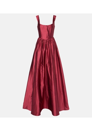 Markarian Ophelia silk corset gown