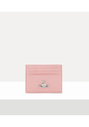 Vivienne Westwood Flat Card Holder Pu Smooth Pastel-pink One Size Women