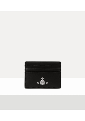 Vivienne Westwood Flat Card Holder Pu Smooth Black One Size Women