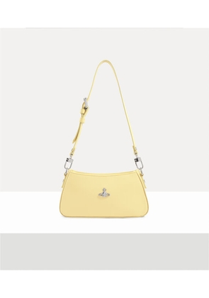 Vivienne Westwood Tasha Shoulder Phone Bag Pu Smooth Paste-yellow