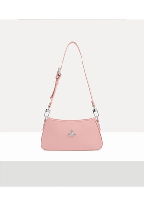 Vivienne Westwood Tasha Shoulder Phone Bag Pu Smooth Pastel-pink