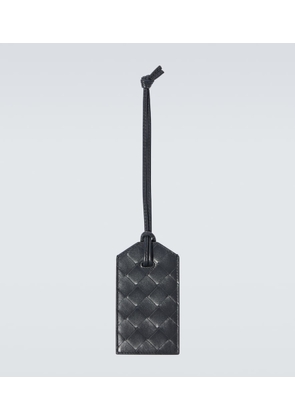 Bottega Veneta Intrecciato leather luggage tag
