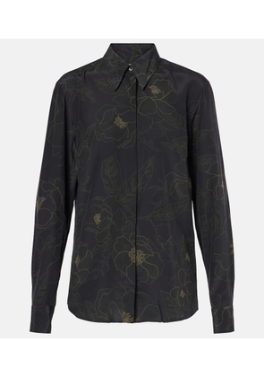 Dries Van Noten Floral silk shirt