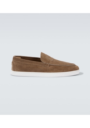 Christian Louboutin Varsiboat leather slip-on shoes