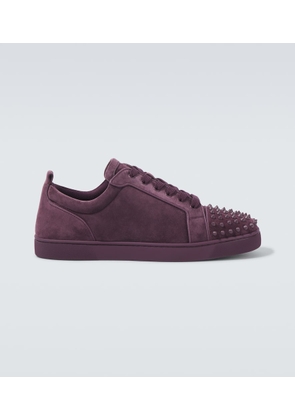 Christian Louboutin Louis Junior Spikes suede sneakers