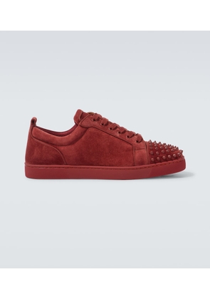 Christian Louboutin Louis Junior Spikes suede sneakers