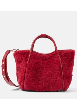 Max Mara Marine Small teddy tote bag