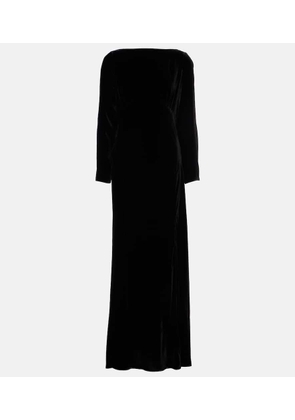 Rixo Devina velvet maxi dress