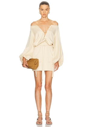 Alexis Dillion Dress in Havana - Beige. Size XS (also in S).