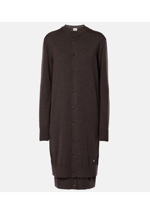 Tod's Wool and silk cardigan