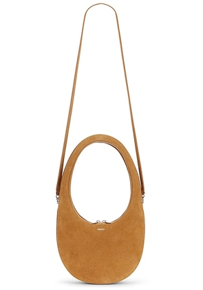 Coperni Suede Crossbody Swipe Bag in Brown - Brown. Size all.
