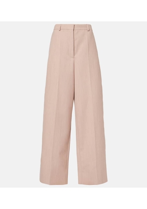 Stella McCartney Low-rise wool wide-leg pants