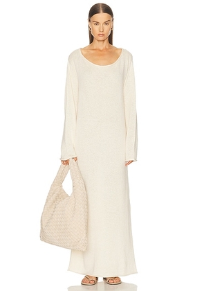 The Elder Statesman Nora Lite Oversized Dress in Natural - Cream. Size S (also in ).