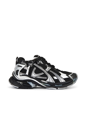 Balenciaga Runner Sneaker in Black & Silver - Black. Size 43 (also in ).