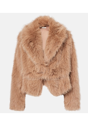 The Sei Faux fur bomber jacket