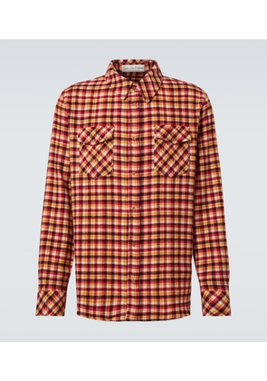 God's True Cashmere Time plaid cashmere shirt