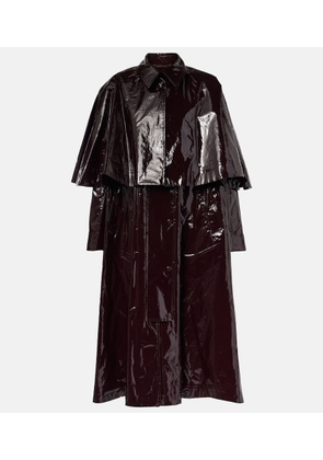 Chloe Caped coated cotton coat