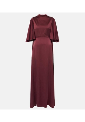 Roksanda Kalydria caped silk gown