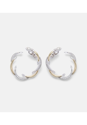 Yeprem Golden Strada 18kt yellow and white gold earrings with diamonds