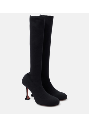 Amina Muaddi Veneda 95 knee-high sock boots