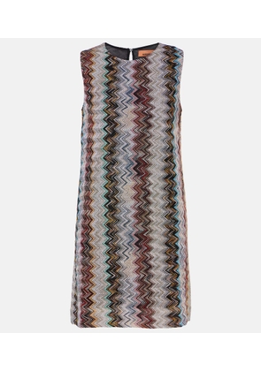 Missoni Zigzag lame minidress