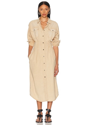 Isabel Marant Etoile Nolwen Dress in BEIGE - Beige. Size 36 (also in 38).