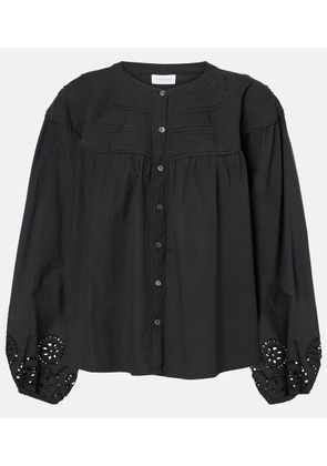 Velvet Carden broderie anglaise cotton blouse