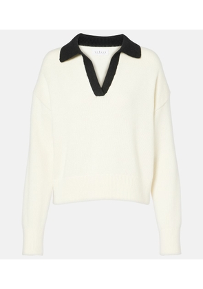 Velvet Lucie cotton and cashmere polo sweater
