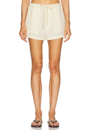 Citizens of Humanity Este Drawstring Short in Napoli - Lemon. Size L (also in M, S, XL, XS).